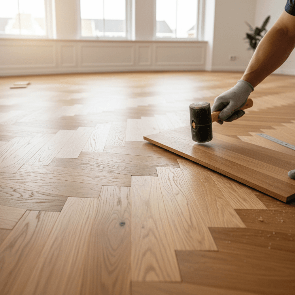 Hardhouten vloer leggen — vloerspecialist Groningen