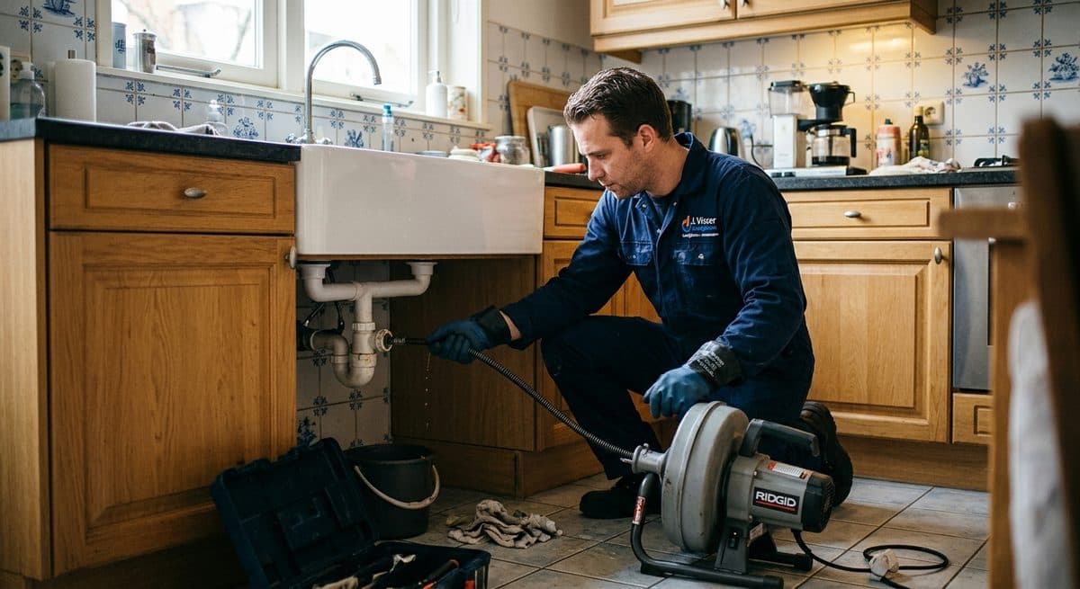 Ontstopping — loodgieter Groningen